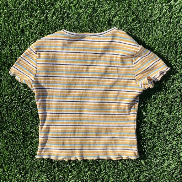Sky and Sparrow striped top // Girls Small - Picture 3 of 3